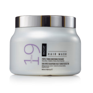 19 Pro Silver Hair Mask מסכה סגולה לשיער בלונדיני, מובהר וכסוף