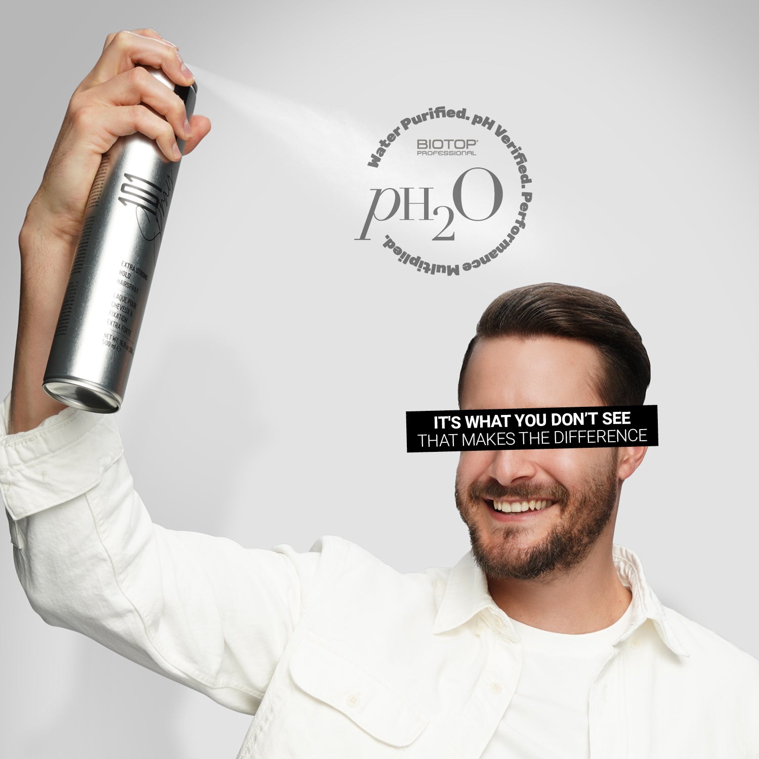 ⁦101 Create Extra Strong Hold Hairspray -⁩ ספריי אחיזה חזקה במיוחד לנפח ושליטה בפריז