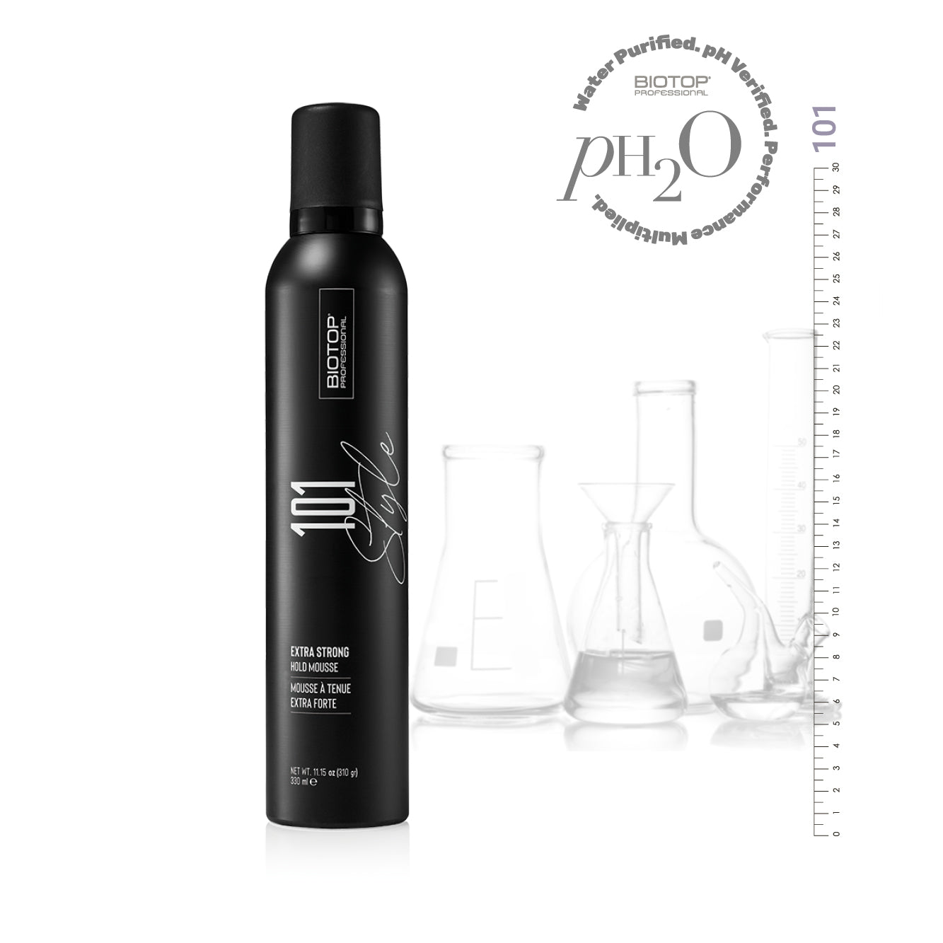 ⁦101 Create Extra Strong Hold Mousse⁩ מוס לעיצוב השיער באחיזה חזקה במיוחד