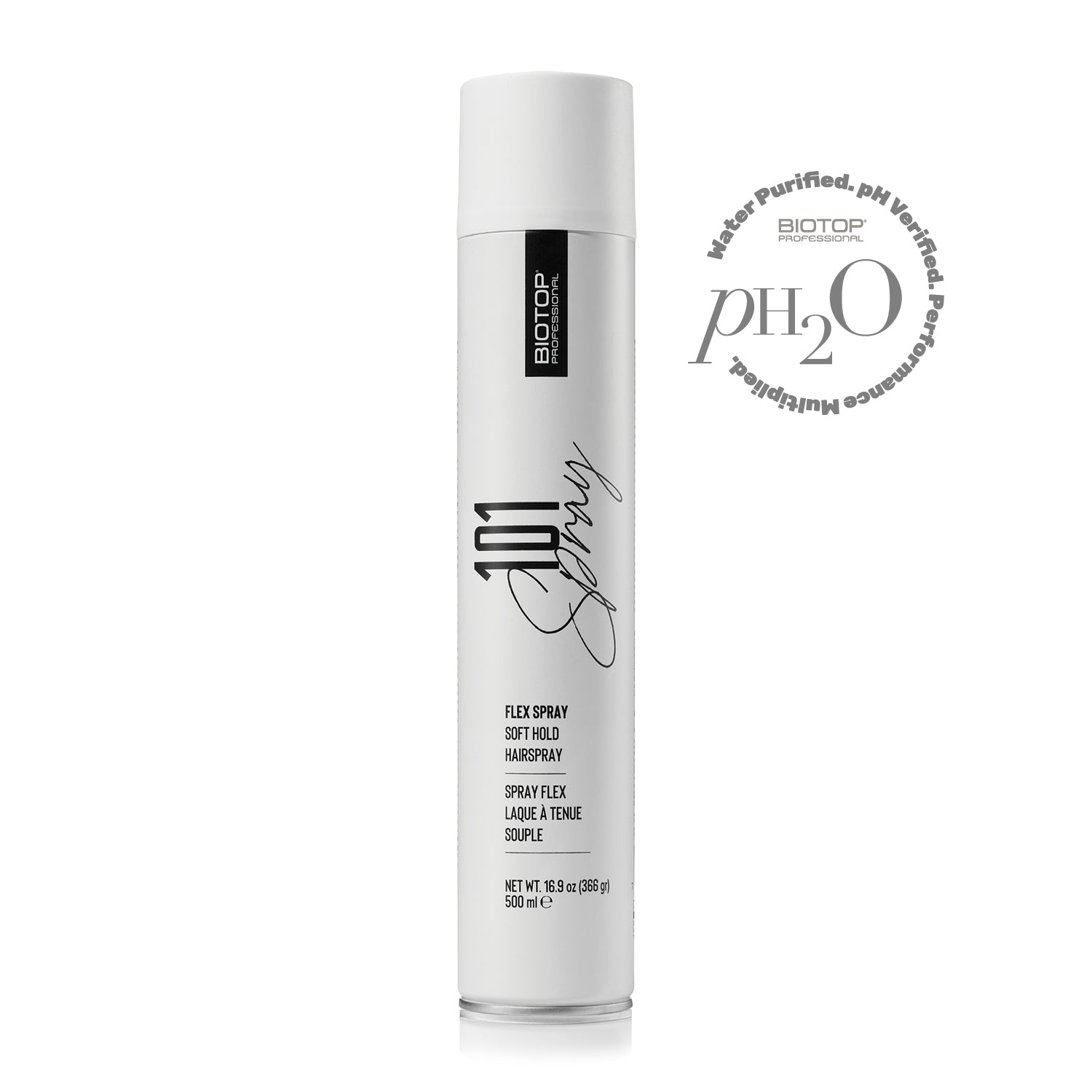 ⁦101 Create Flex Spray Soft Hold Hairspray⁩ ספריי לשיער באחיזה רכה עם ברק ושליטה בפריז