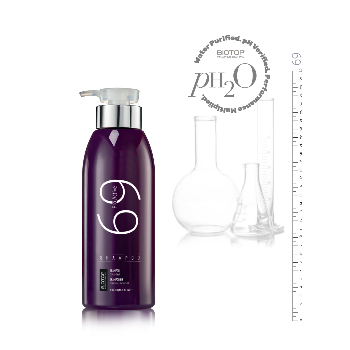 ⁦69 Pro Active Shampoo⁩ שמפו לשיער מתולתל וגלי