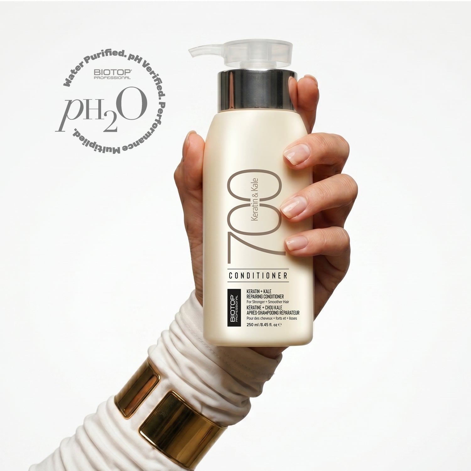 ⁦700 Keratin & Kale Conditioner⁩ מרכך לשיער פגום, יבש ועבה