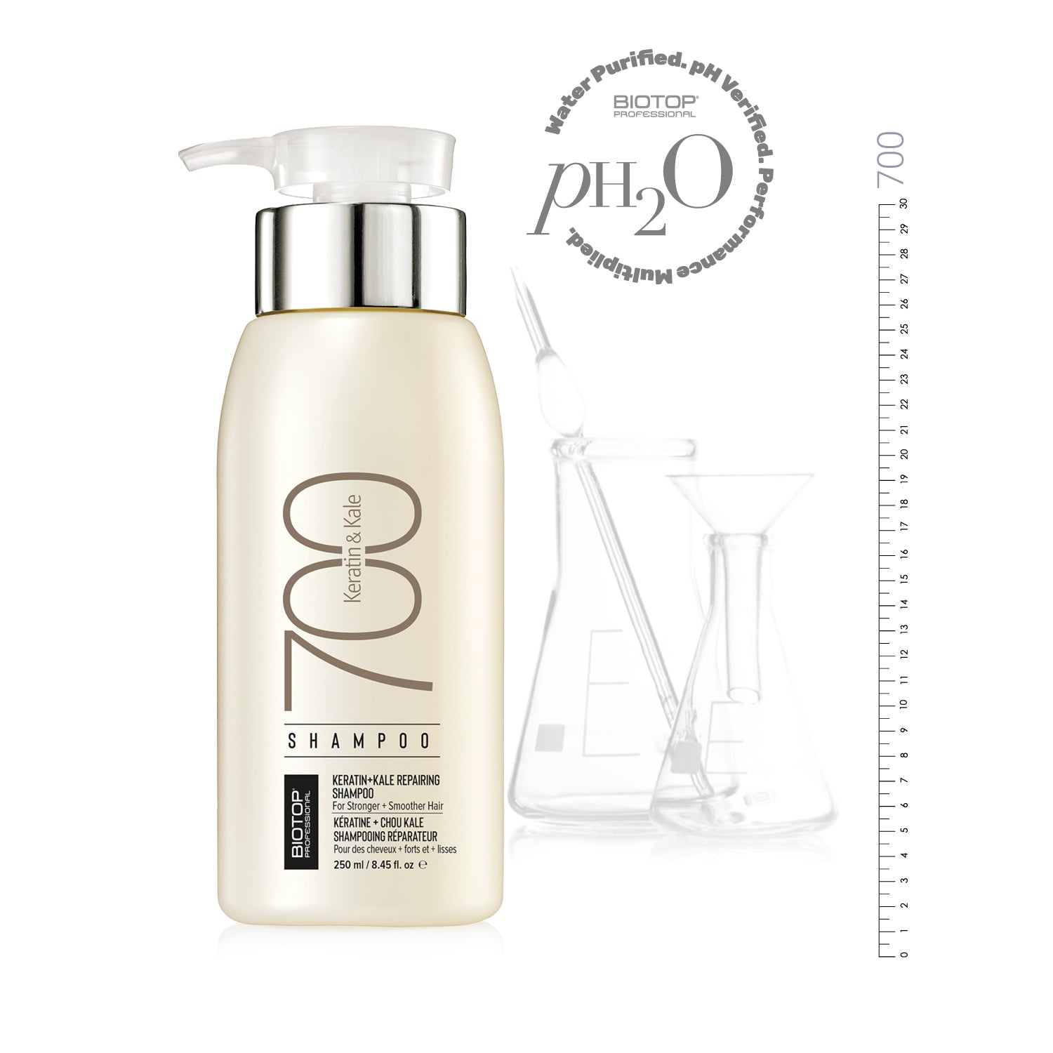 ⁦700 Keratin & Kale Shampoo⁩  שמפו לשיער פגום, עבה ויבש
