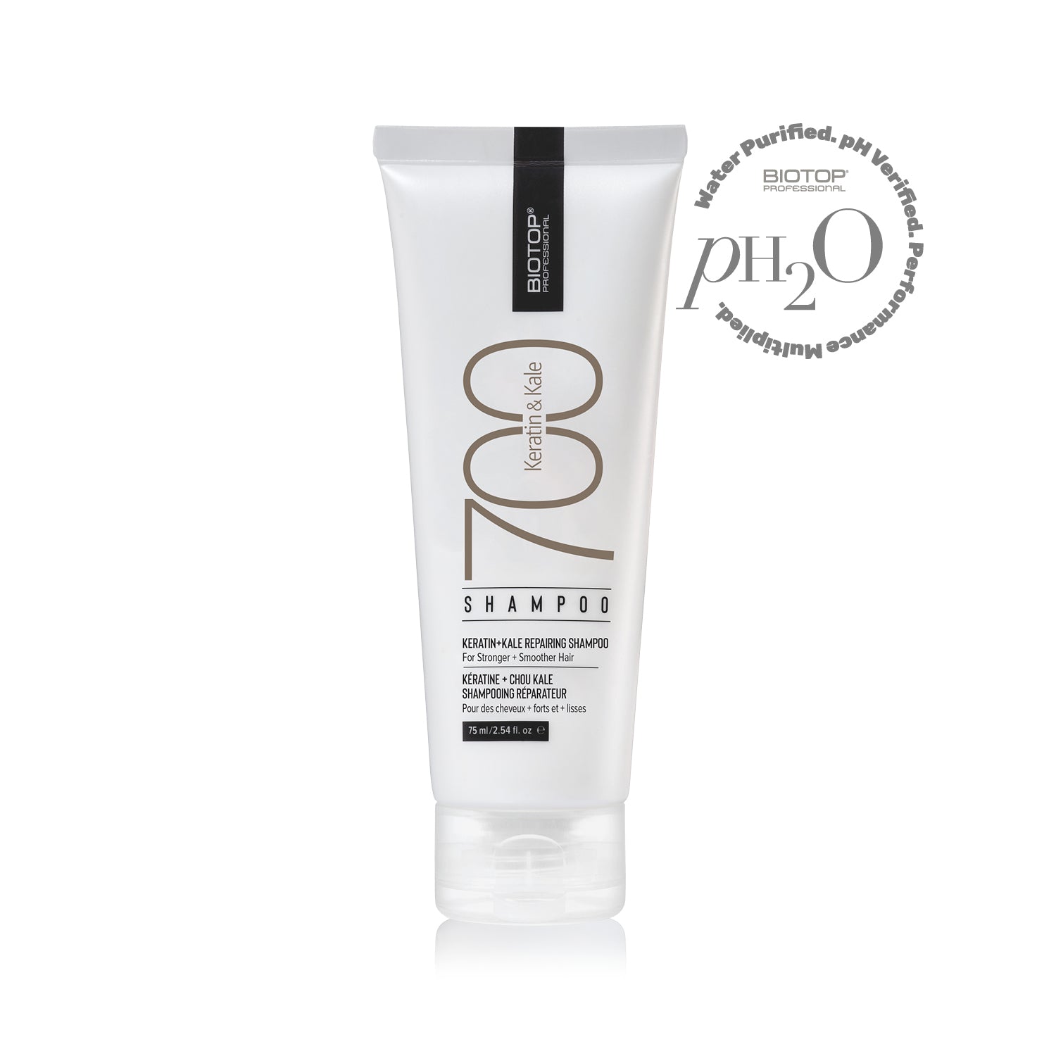 ⁦700 Keratin & Kale Shampoo⁩  מיני שמפו לשיער פגום, עבה ויבש
