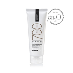 ⁦700 Keratin & Kale Shampoo⁩  מיני שמפו לשיער פגום, עבה ויבש