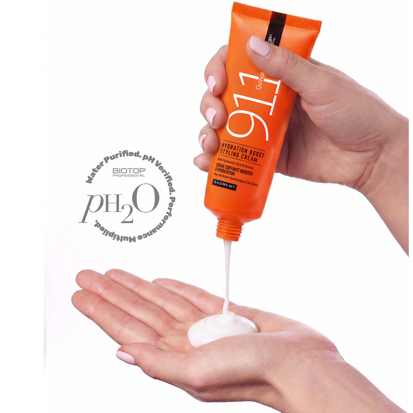 ⁦911 Quinoa Hydration Boost Styling Cream⁩ קרם לחות ועיצוב לשיער