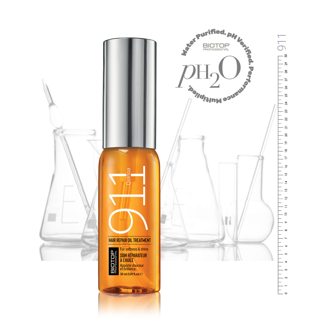⁦911 Quinoa Hair Repair Oil Treatment⁩ שמן טיפולי לשטיפה להזנה, לחות ושיקום