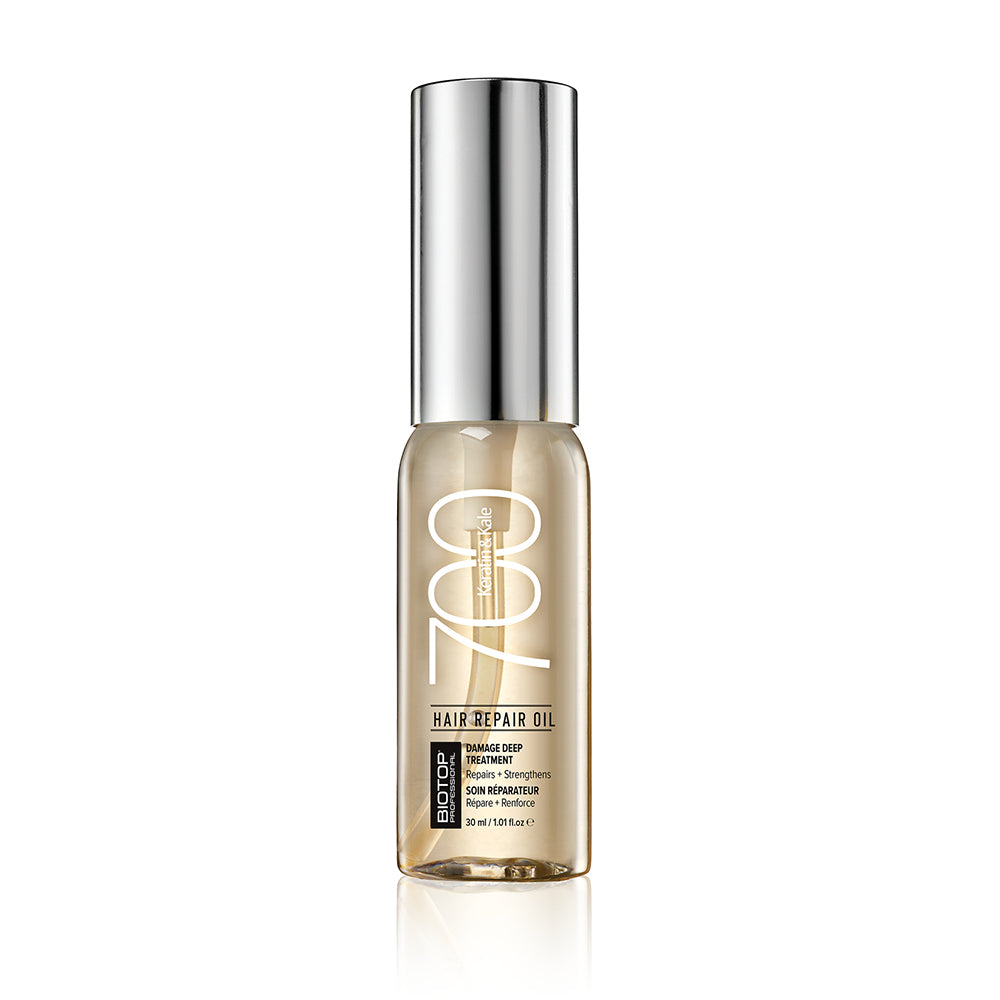 ⁦700 Keratin & Kale Hair Repair Oil⁩ שמן טיפולי לשטיפה לשיער פגום, יבש ועבה
