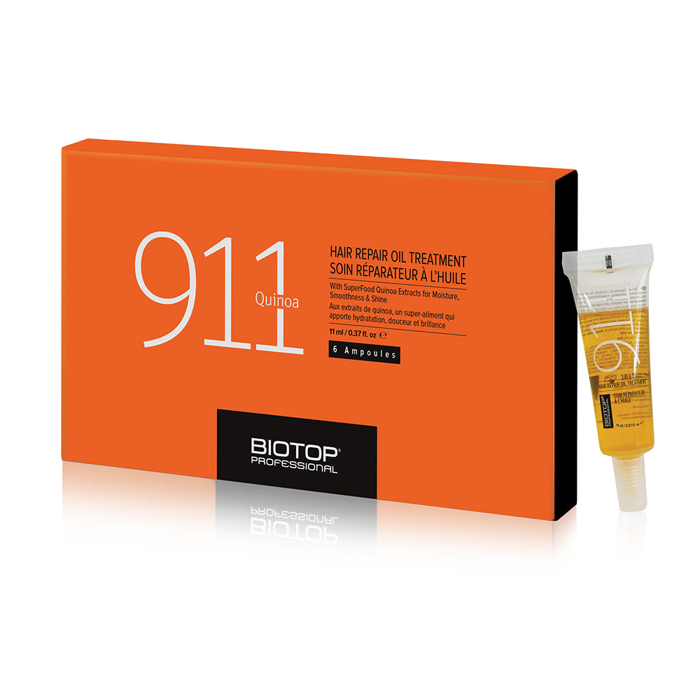 ⁦911 Quinoa Hair Repair Oil Treatment⁩ אמפולות לשיקום השיער