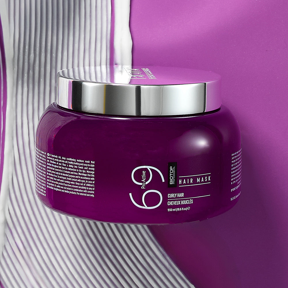 ⁦69 Pro Active Hair Mask⁩ מסכת שיער מתולתל וגלי